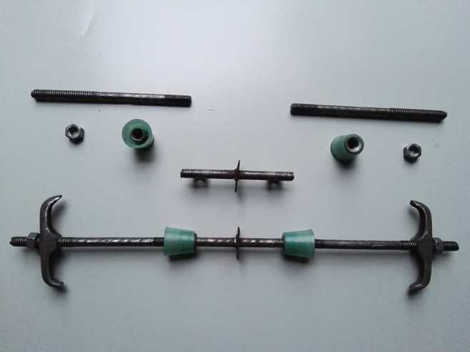 腾昌建材三段式止水螺杆的穿墙螺杆使用(图1)